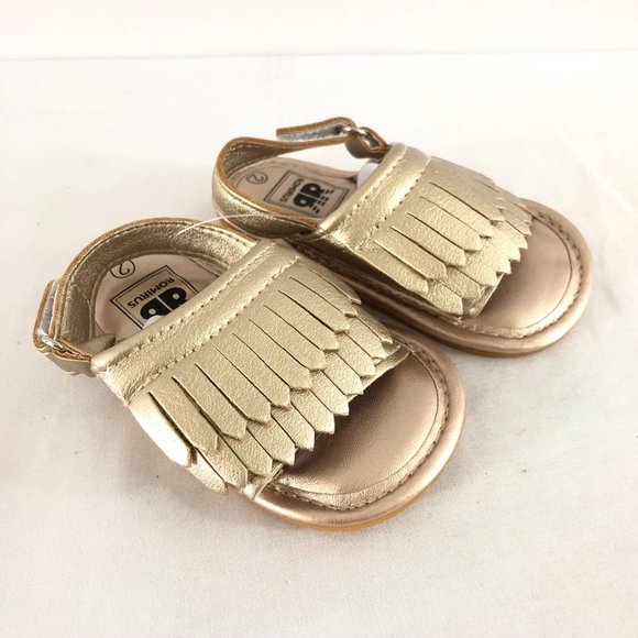 Romirus Baby Girls Sandals Fringe Open Toe 2 - Picture 1 of 5